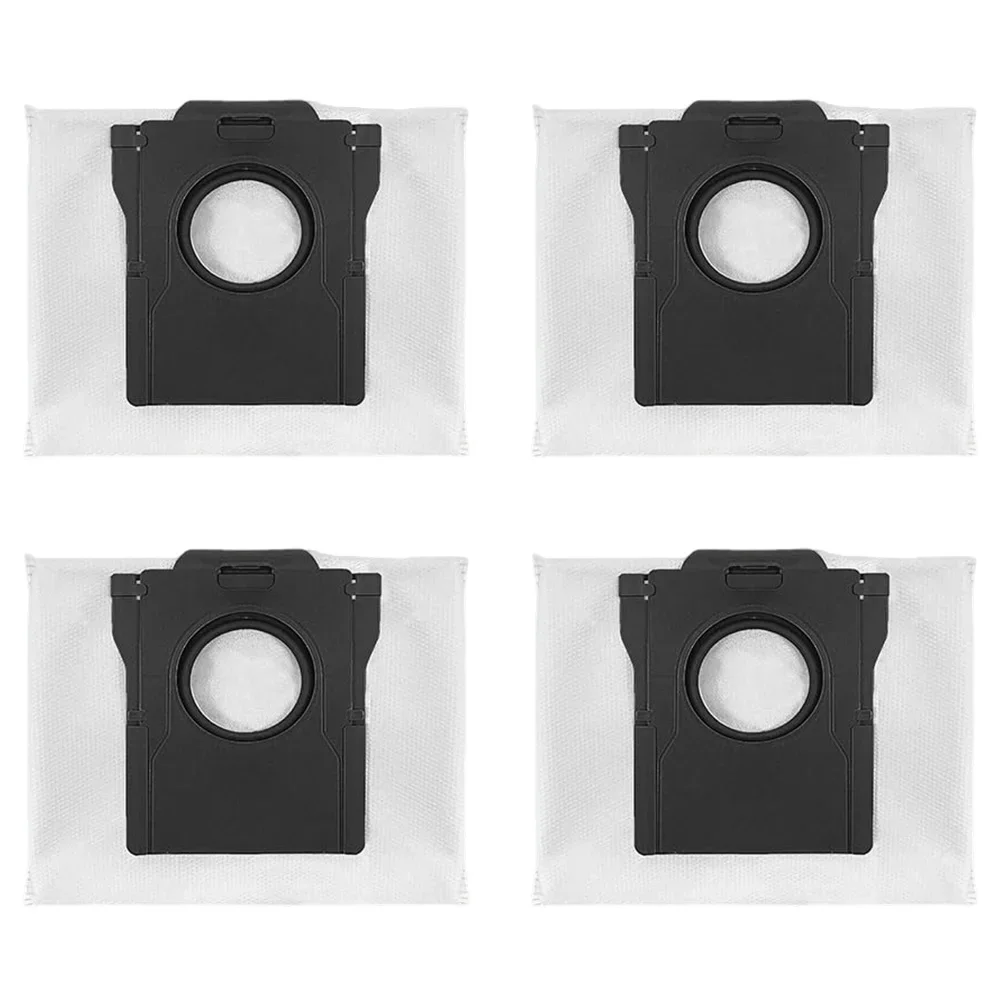 Sacos de pó para aspirador de pó de substituição para robô aspirador de pó DREAME D20 Plus Pacote de 4 com grande capacidade de poeira