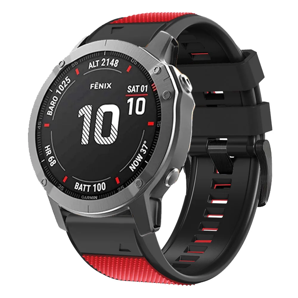 26 22mm Quickfit Watchband Bracelets For Garmin Instinct Epix 2 Forerunner 965 955 935 945 Approach S62 S60 Silicone Watch Strap