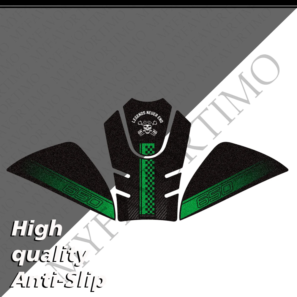 New For Z650RS Z 650 Cafe SE ABS Tank Pad Cap Gas Fuel Oil Knee Protection Stickers Decals Anti-Slip Accessories 2017 - On