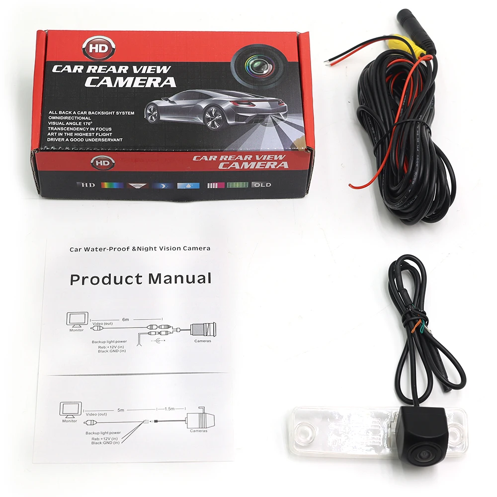 AHD 1080P Parking Reverse Back up Rear View Camera for Toyota Corolla E120 E130 Allex Sienna Previa Estima Tarago Noah Voxy NAV1