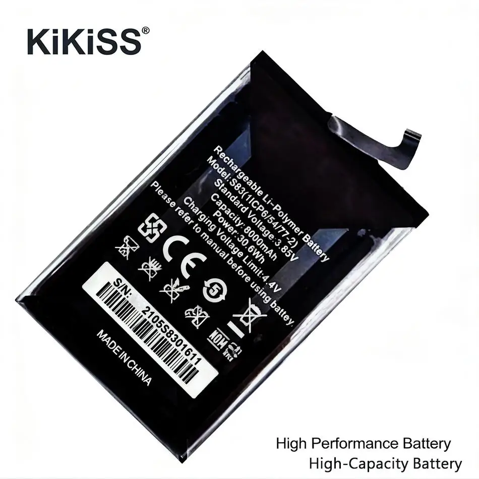 

Аккумулятор 8000 мАч премиум-класса WP9 для мобильного телефона Oukitel S83