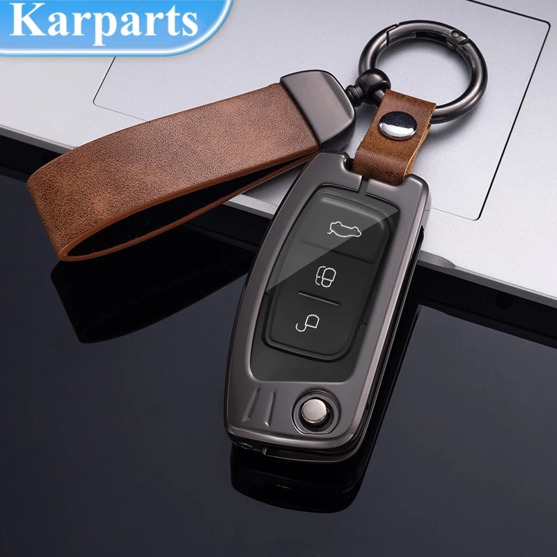 

Car Key Case Cover For Ford Fiesta Focus Mondeo Falcon B-Max C-Max S-Max Eco Sport Galaxy Territory Keyless Shell Fob Protector