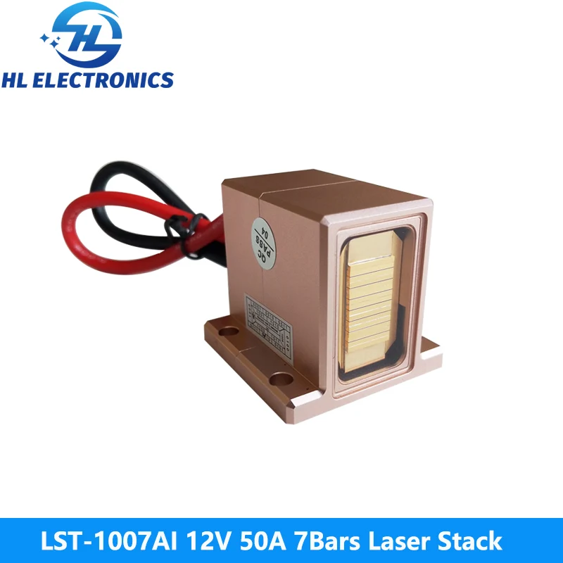 

LST-1007AI 12V 50A 7Bars 350W 808nm Laser Stack for Hair Removal