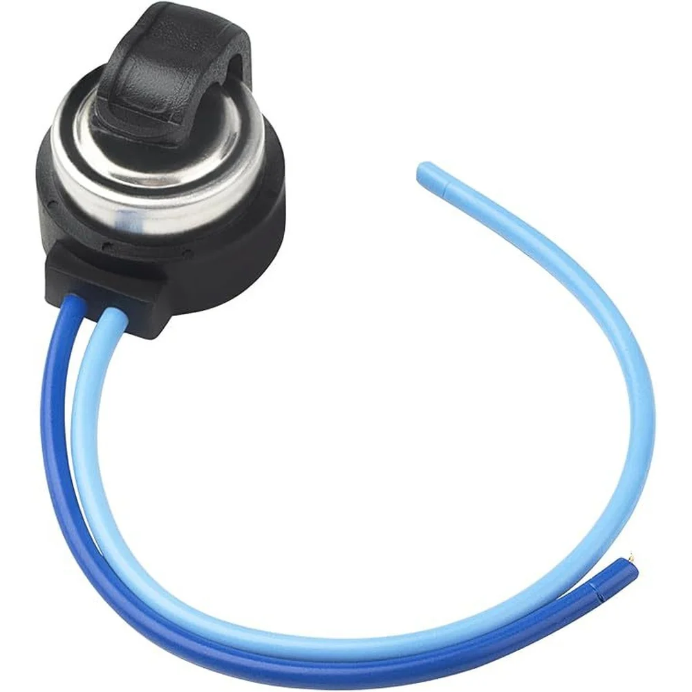 For Refrigerator Repair Defrost Thermostat Replacement Part Black Clips Onto Evaporator Precise Temperature Control