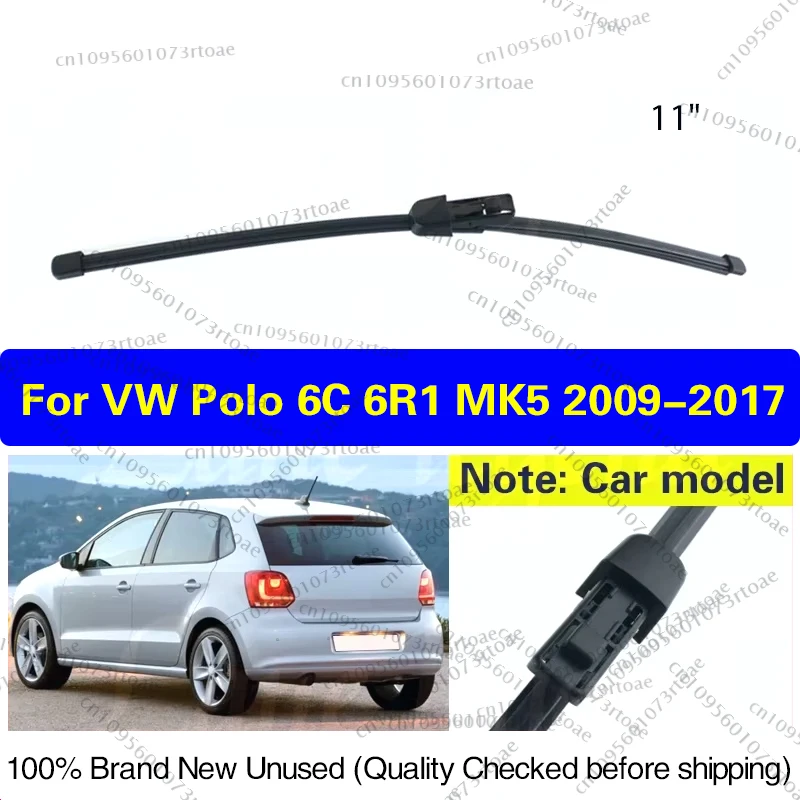 

11" Rear Windshield Windscreen Washer Wiper Blade For VW Polo 6C 6R1 MK5 2009-2017 2016 2015 2014 Car Accessories Accsesories