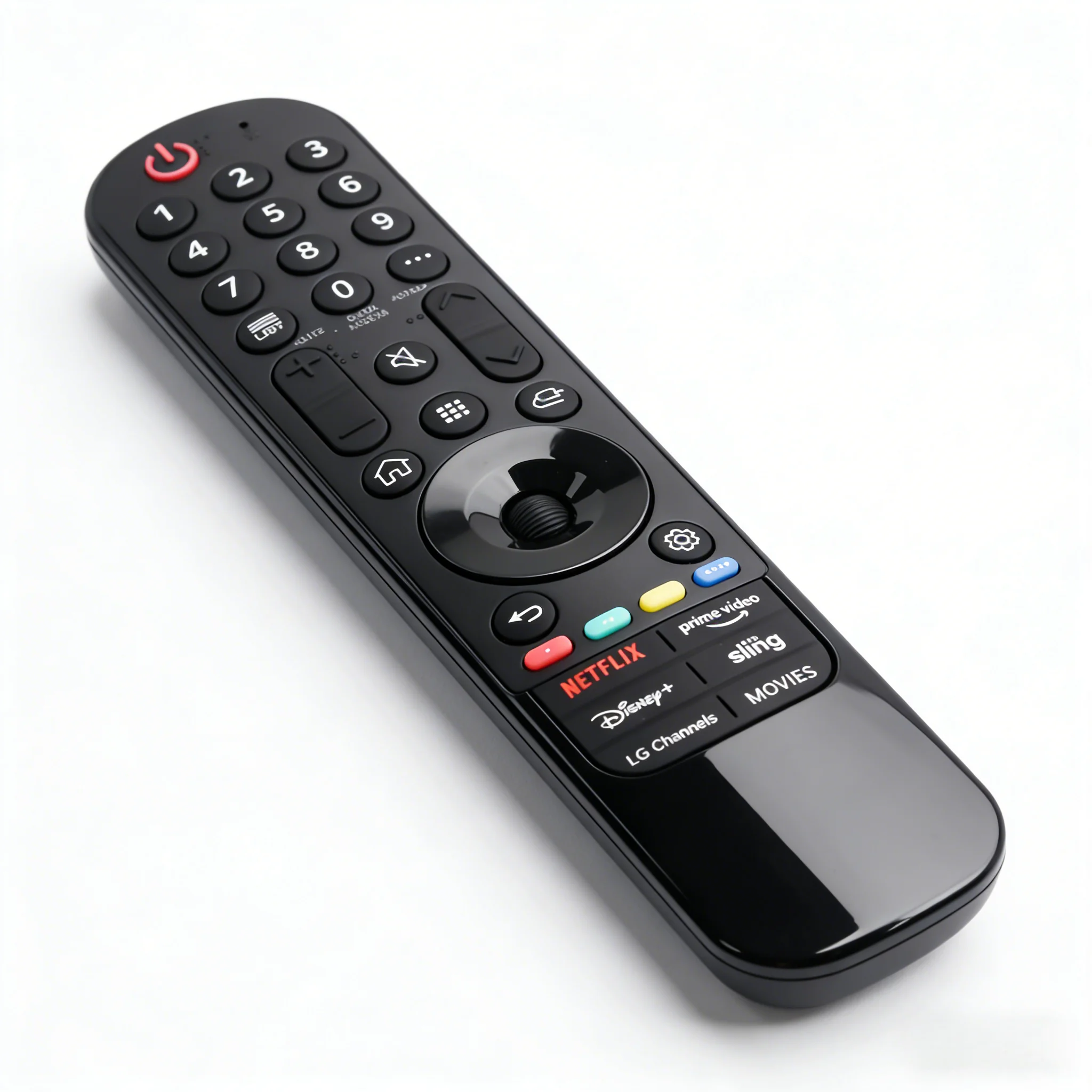 AN-MR21GA TV Remote Control Replacement for ABS Material, Wireless Infrared, Easy to Use