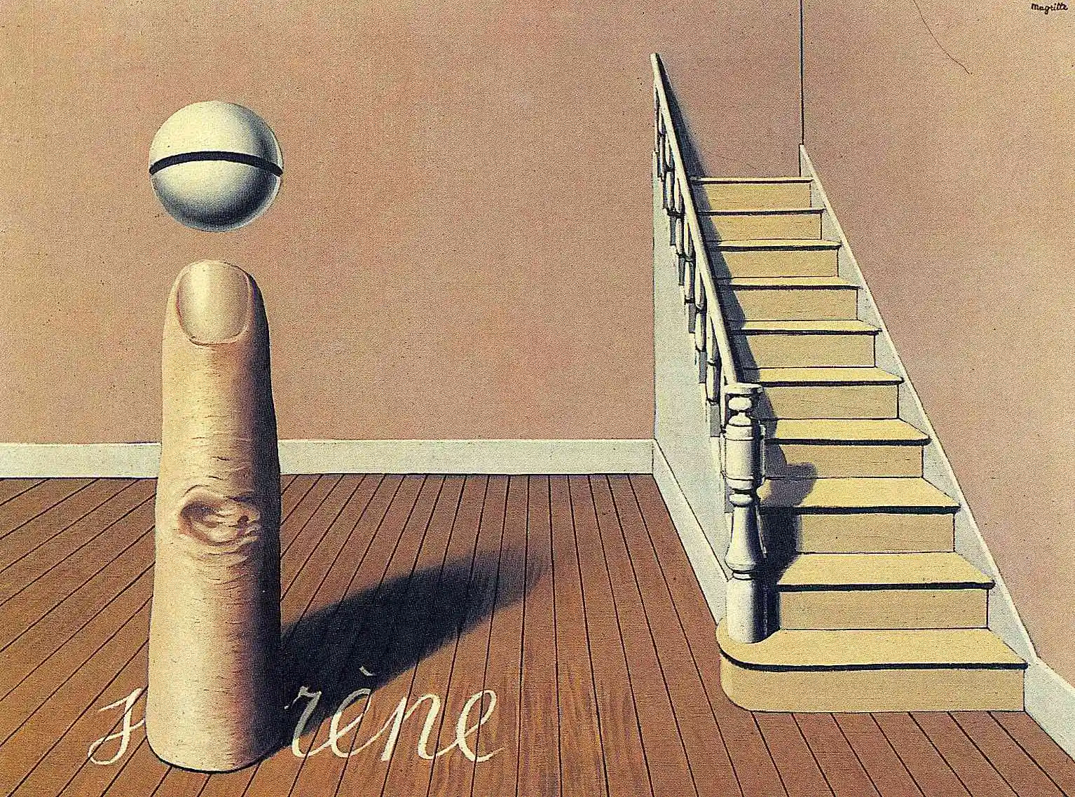 

100% Handmade Famous Oil Painting Reproduction on Canvas Forbidden Literatur the Use of the Word By Rene Magritte High quality