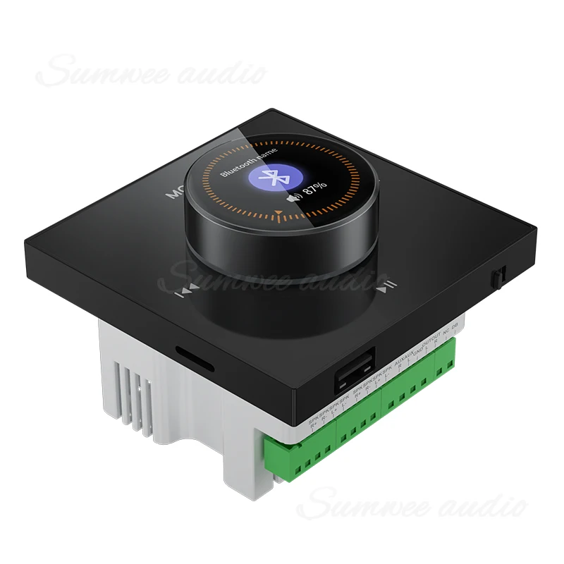 Imagem -04 - Inteligente Wall Mount Bluetooth Amplificador Stereo Controlador de Música Fundo Mini em Wall Amplificador Profissional Hifi Item 86 Novo 86