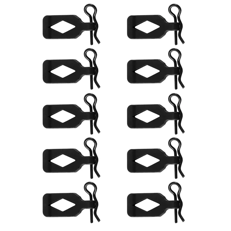 10 個ボディクリップリテーナーシェル固定バックルロック AXI206000 アキシャル SCX24 TRX4M 1/18 1/24 RC クローラー車部品