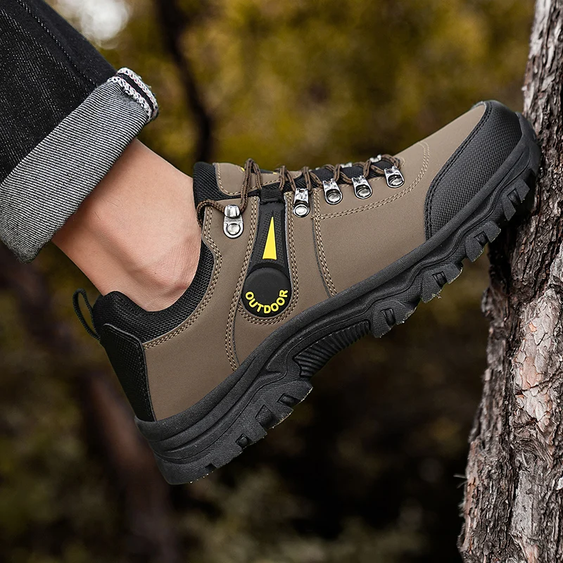 Sapatos de caminhada masculinos ao ar livre trekking confortável respirável anti deslizamento super grande tamanho 47 elegante versátil durável leve