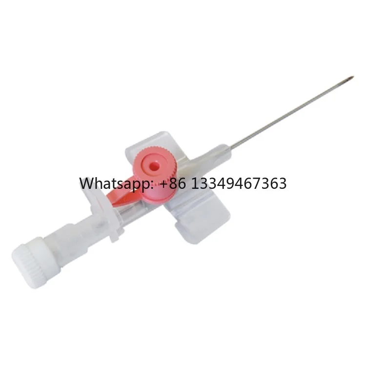

Disposable Safety Size 20g Medical Fixation Cannula With Port