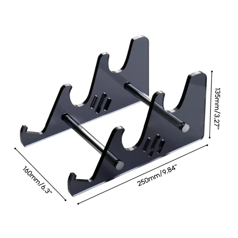 Durable Acrylic Keyboard Stand for Keeping Keyboard Organized Multiple Tiers Available Storage and Collection for Home or Office