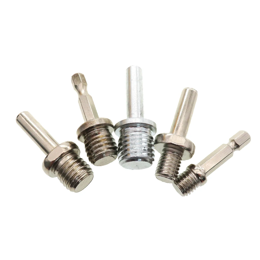 1 Pcs Hexagon Rod Adapter Replacement M10/M14 Round Rod Connecting Rod Converter Drill Chuck Connector Tools for Polishing