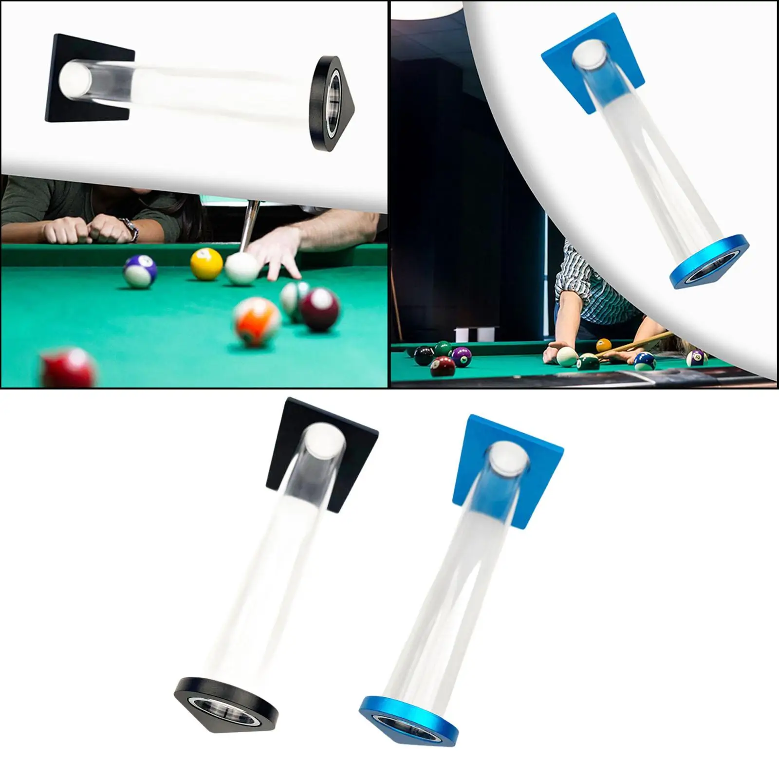 Billiard Stroke Trainer Aiming Helper Clear Billiard Stick Stroke Exerciser for Professional Players Billiards Cue Accessories