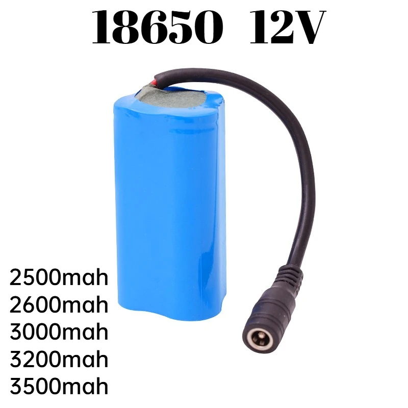 

12 В 3500 мАч 18650 литиевый аккумулятор для опрыскивателя портативного устройства с защитной схемой разъем постоянного тока литий-ионный аккумулятор
