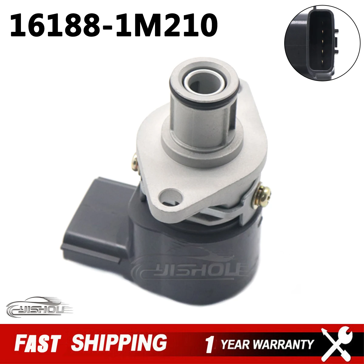 Idle Speed Motor Idle Air Control Valve IACV 16188-1M210 For Nissan Sentra 1.6L-L4 1995 1996 AC489 161881M210 A33630