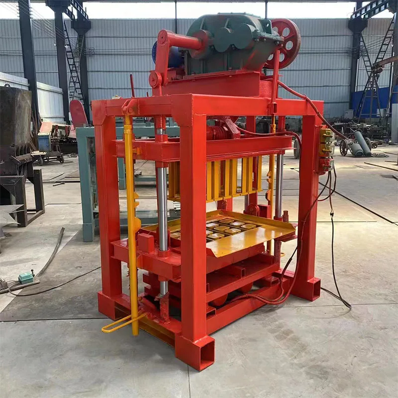 Qt15-15 Fully Automatic Cement  Brick Production Line Automatic Interlock Clay Brick Making Machine
