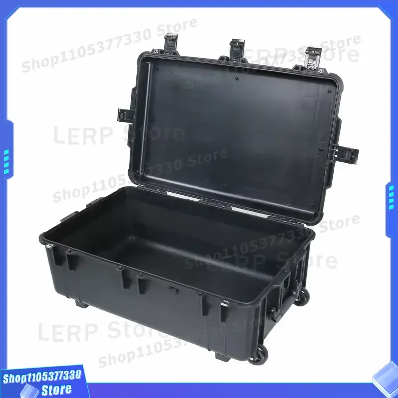 Heavy Duty Plastic Tool Box with Wheels and Handle Waterproof Storage Case Multifunctional Organizer for Hardware Tools OEM