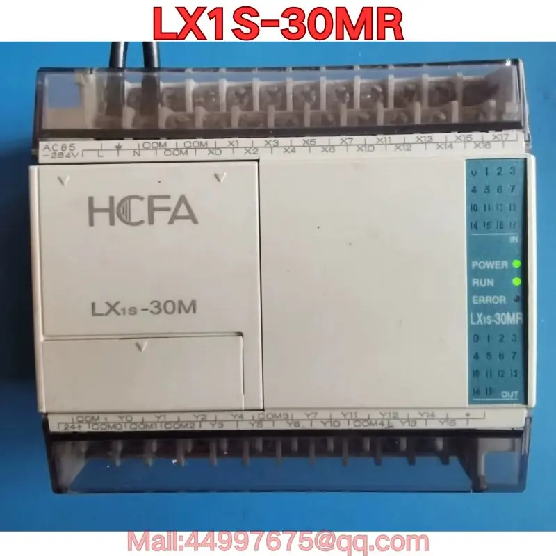 

Second-hand LX1S-30MR PLC controller functional test is normal