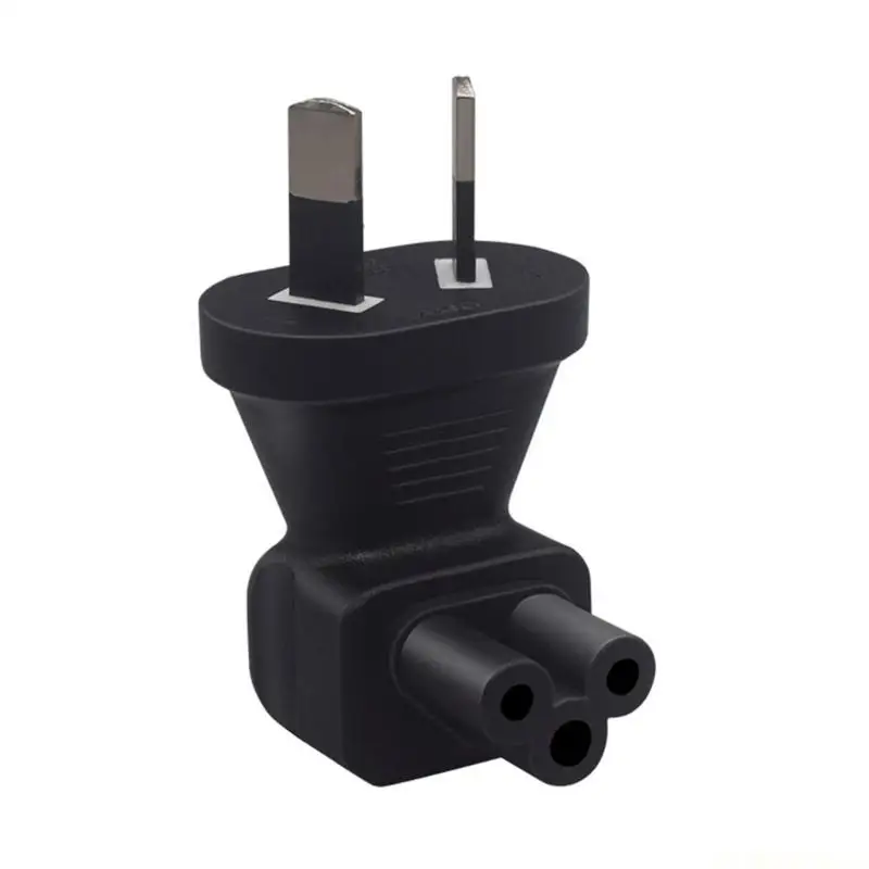 E56B 2Pin to IEC320C5 Cloverleaf Tail Power Adapter Plug Australia 2 Pin Conversion Plug JD20
