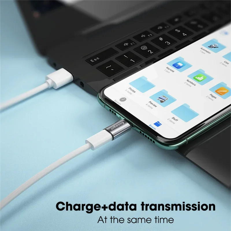 20W Magnetic Cable OTG Adapter Micro USB to Type C Charger Data Connector for Samsung Xiaomi TypeC Fast Charging Converter Tips