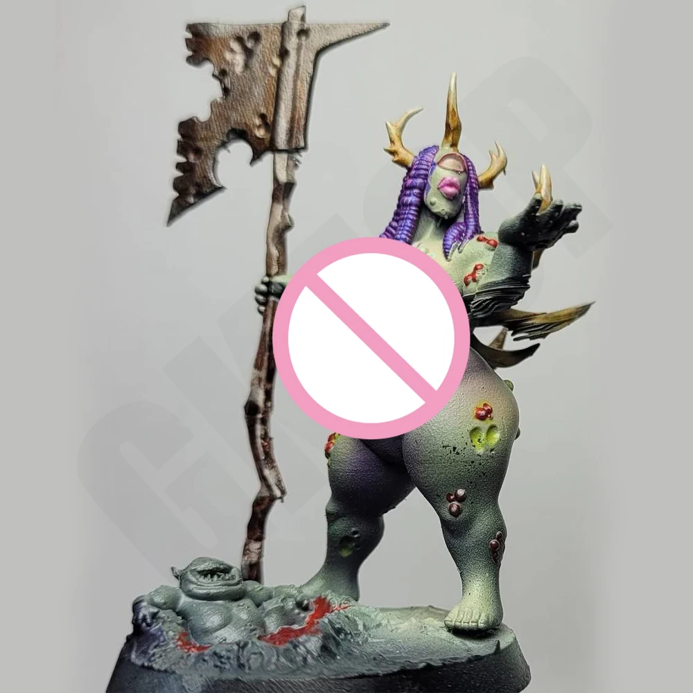 

1/24 3d Print Model Kit Sexy Plagueheart Defilette Resin Figure Model Kit Diy Micro Reduction Statue Unpainted Garage Kit Toys