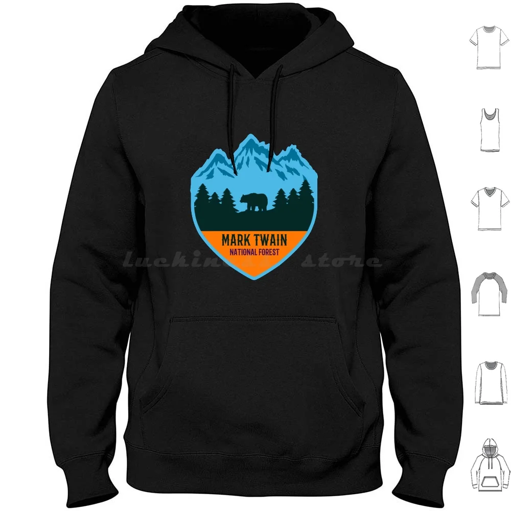 Mark Twain National Forest Hoodie Cotton Long Sleeve National Forest Mark Twain National Forest Missouri National Park Mark