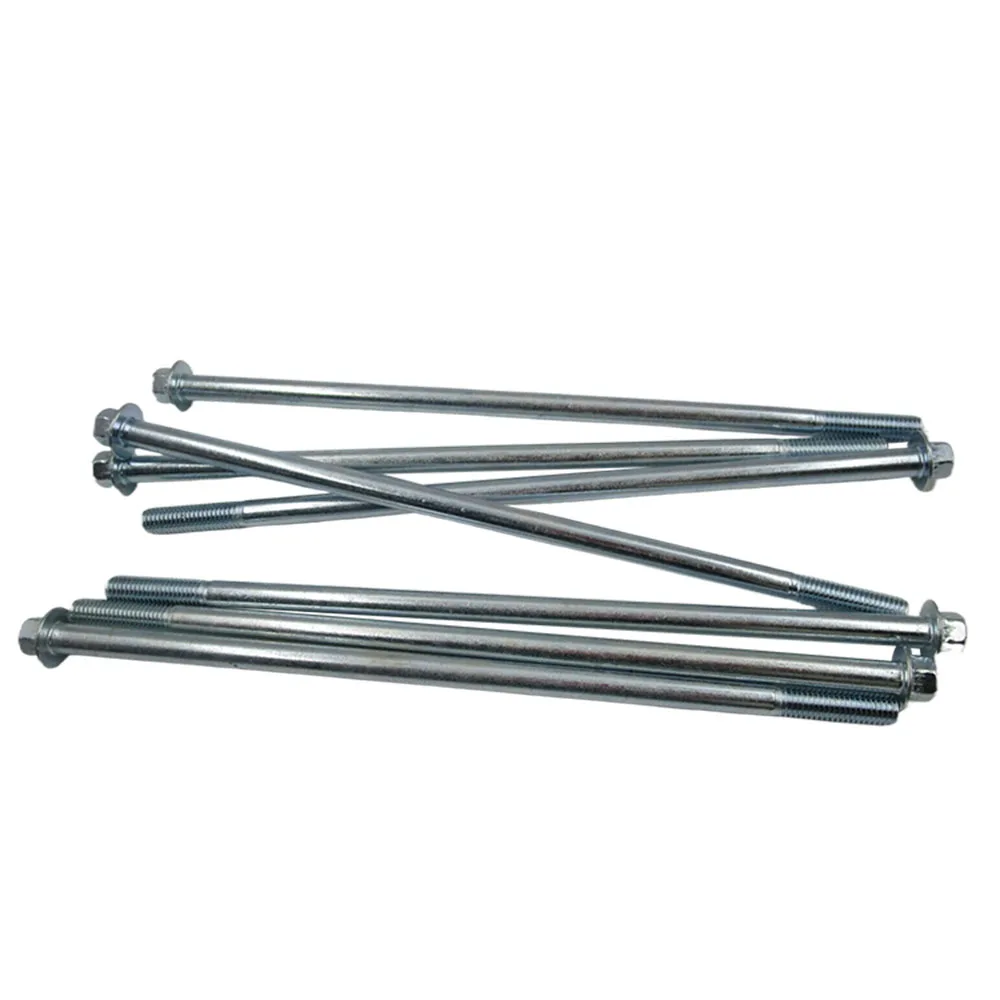 بولت M8 * 215 مسدس شفة إطالة المسمار مولد الذيل غطاء قوس ربط رمح قضيب 8 مللي متر #1