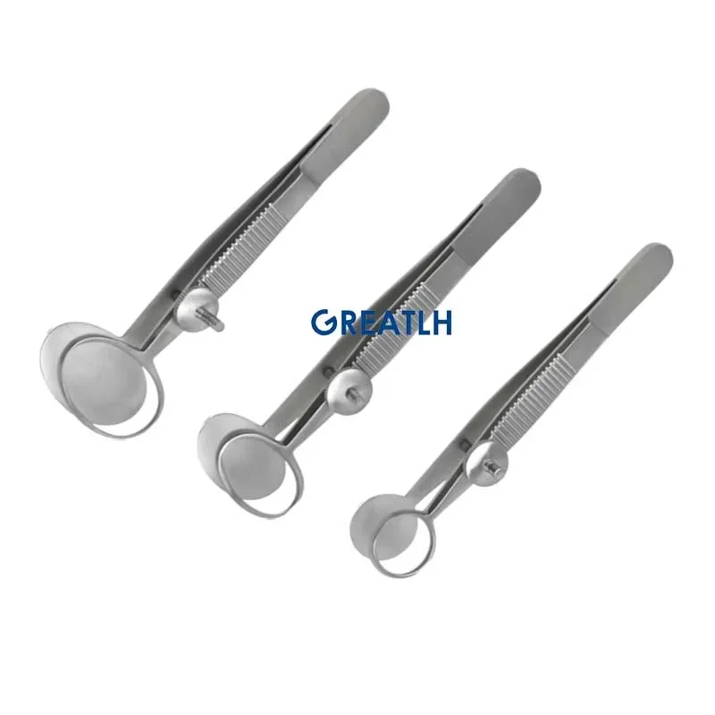 Stainless Steel Chalazion Forceps Ophthalmic Tweezers Eyelid Surgical Tool Ophthalmic Instrument