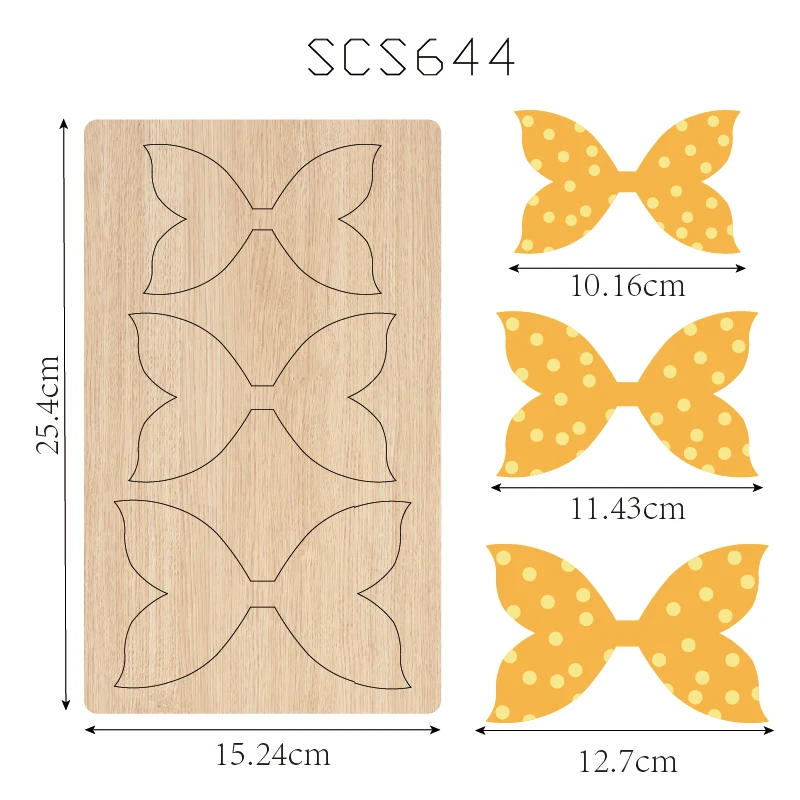 Wooden Bow Cutting Knife Die, Used with the Machine, SCS644