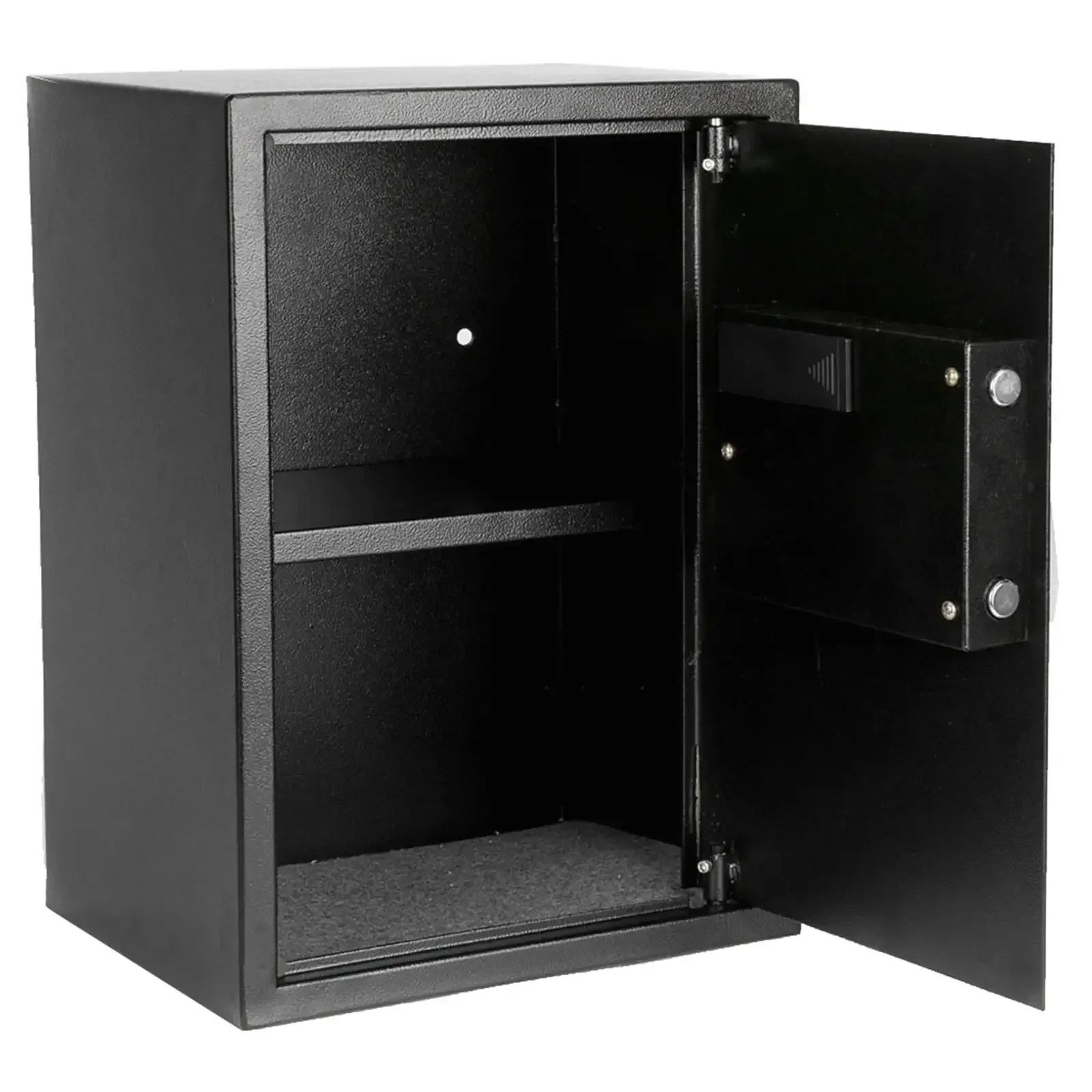 Black Steel  Safe Box with Electronic Password Lock for Home Use - E50EA