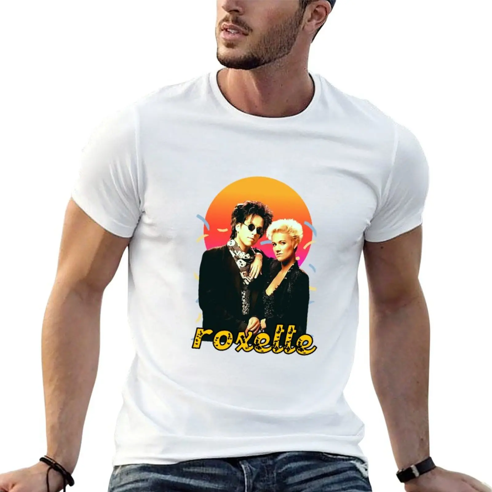 

Roxette T-Shirt anime tshirt men t shirt cotton 100% T-Shirt