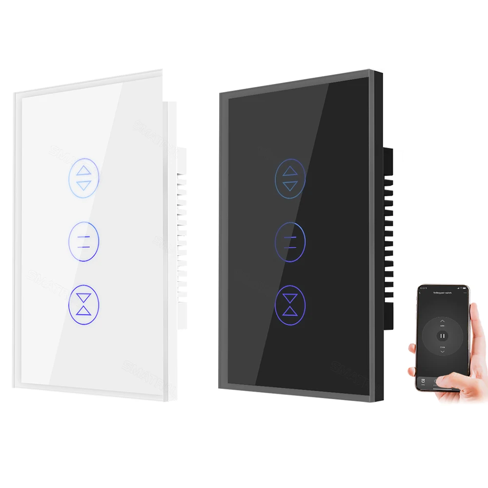 

2024 US Standard Tuya Smart WiFi Rolling Shutter Gate Switch Voice Control Support Google Home Alexa