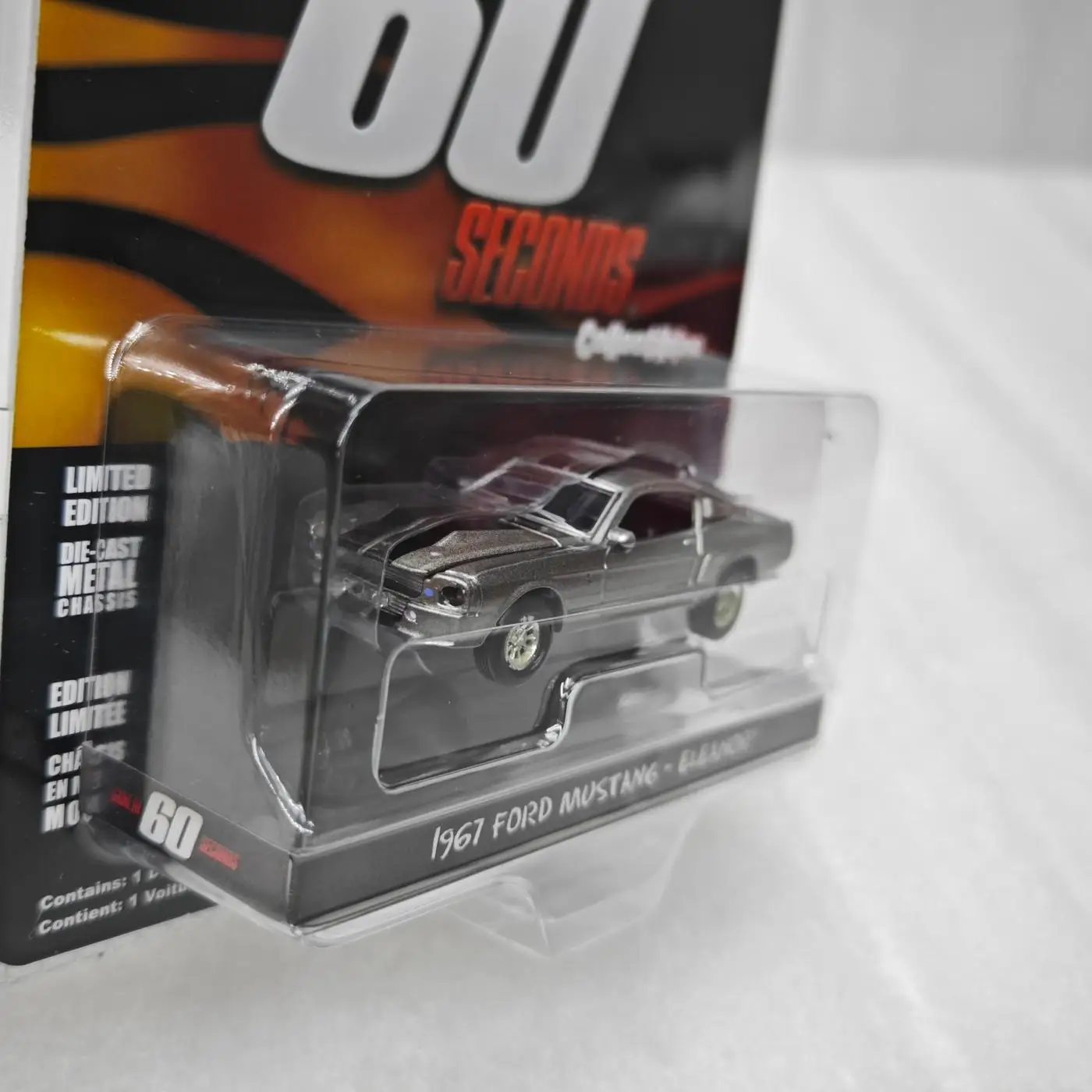 Green Light 1:64 1967 Custom Ford Mustang  Eleanor Speed 60 Seconds Fast＆Furious Collectible Childrens Birthday Toy Gifts