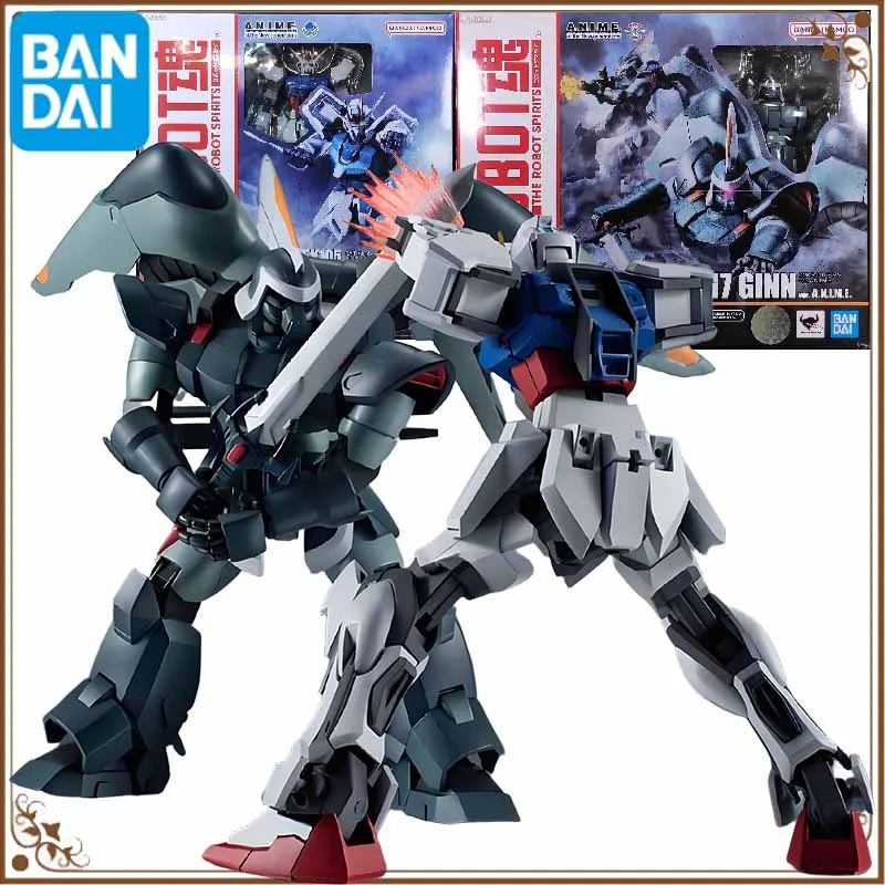 

Bandai Original ROBOT Anime Figure ZGMF-1017 GINN STRIKE GUNDAM Action Figure Toys For Boys /Girls /Kids /Christmas Gift