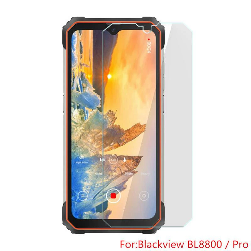 BL8800 Pro Tempered Glass onBlackview BL8800 Pro Screen Protector Protective Glass for Blackview BL8800 BL 8800 Black view Cover