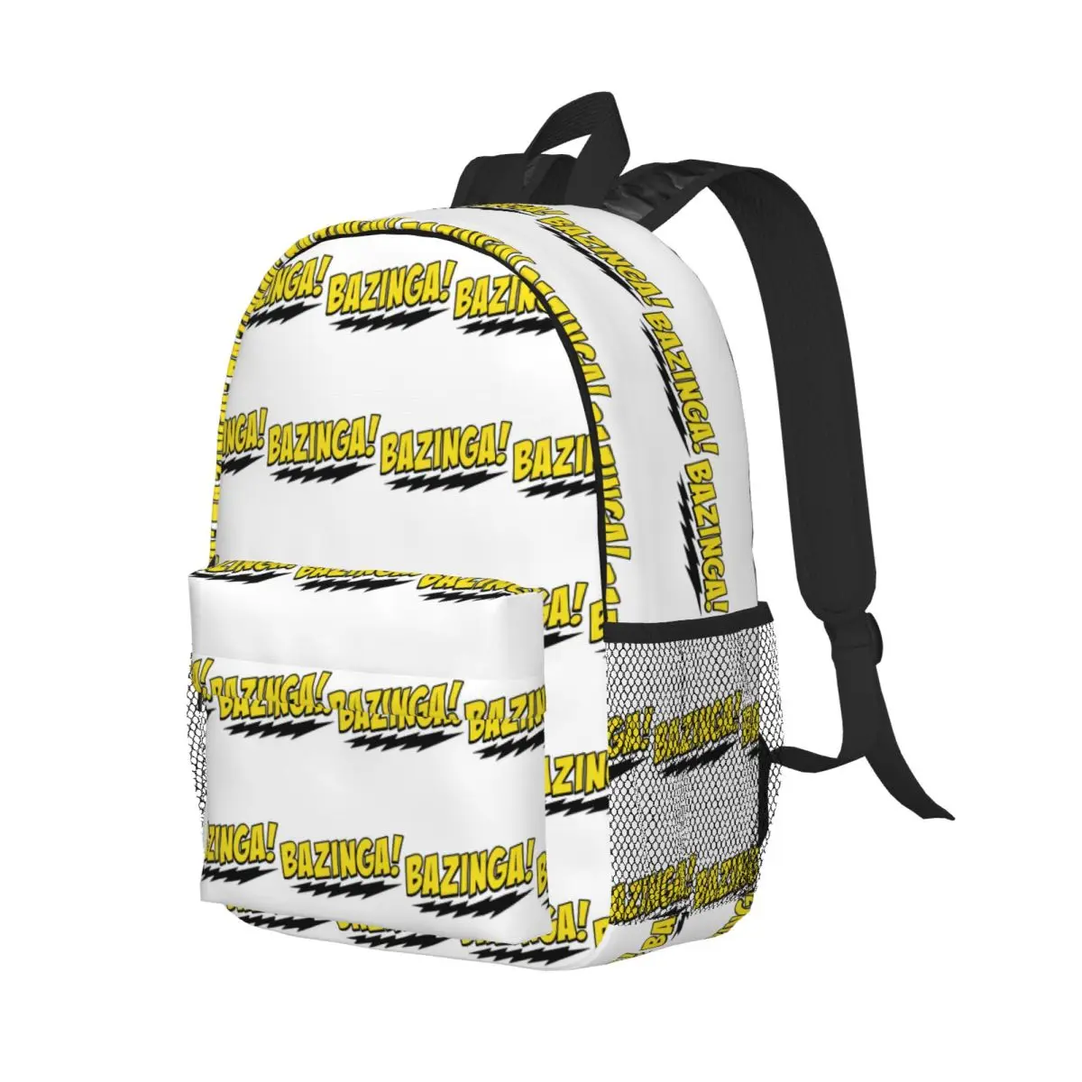 Bazinga The Big Bang Theory Rucksack für Studenten, Jungen, Mädchen, Büchertasche, Herren, Damen, Schultasche, Laptop, Umhängetaschen
