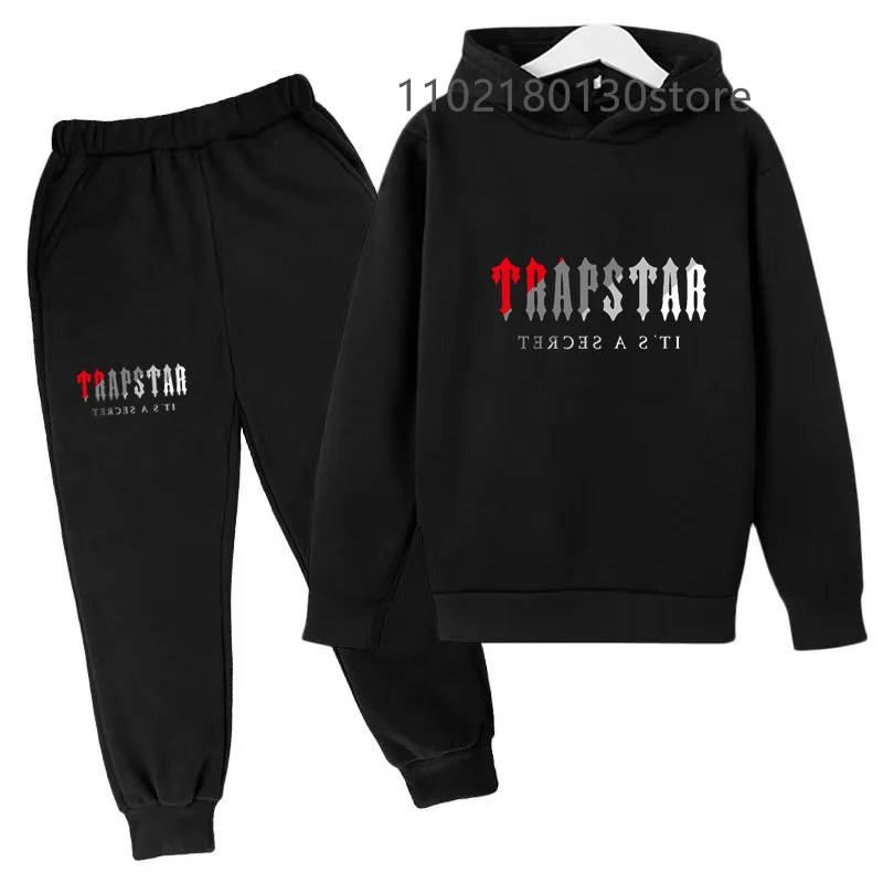 

children's suit street fashion boys and girls suit sports pullover + sweatpants two-piece sports suit