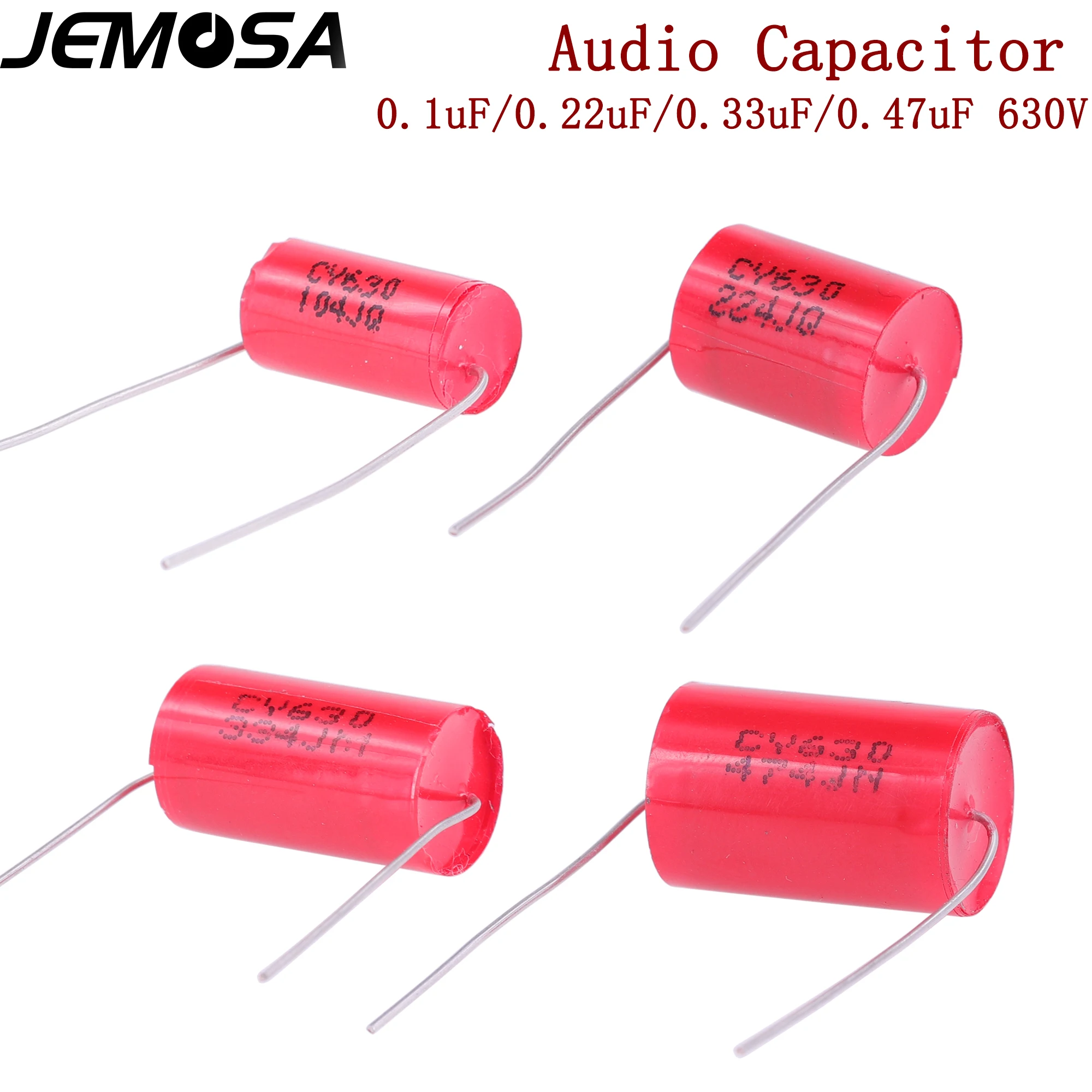 Audio Capacitor 0.1uF 0.22uF 0.33uF 0.47uF 630V DC Coupling Divider HIFI Grade Audio Capacitor For Vintage Tube Guitar Amplifier