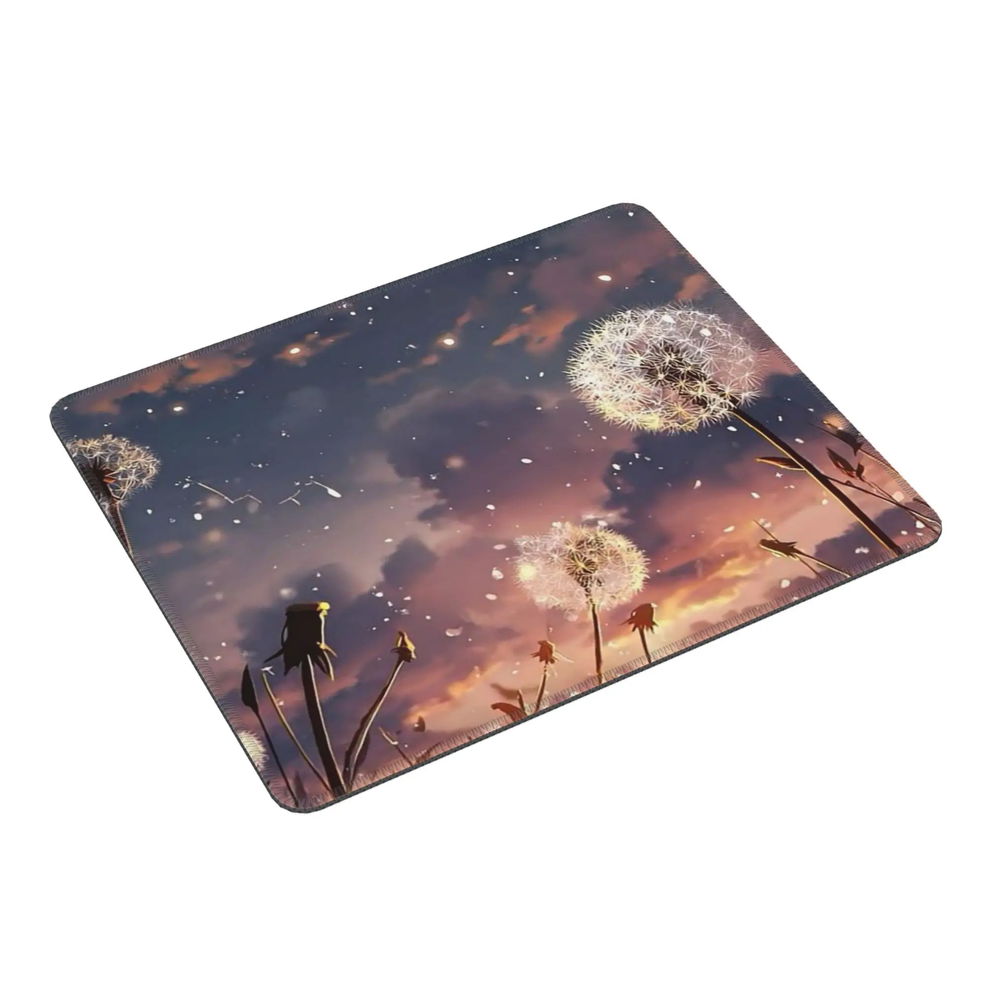 Beautiful Dandelion Night Sky Mouse Pad Computer Keyboard Mouse Mat Gamer PC Laptop Desk Mat Office Table Mats