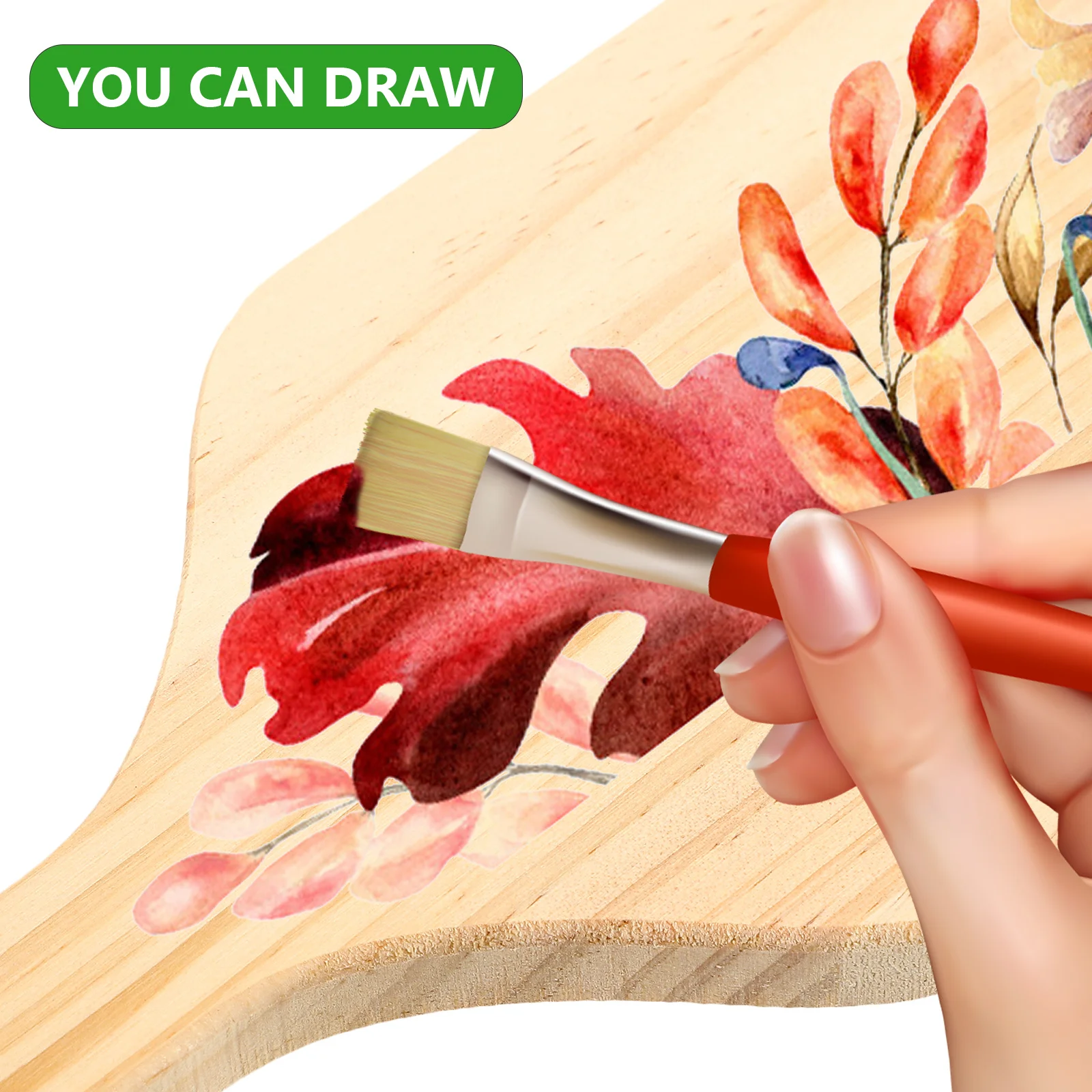 

2 pcs Unfinished Wooden Paddles Solid Pine Fraternity Sorority Craft Boards For Diy Home Decor Wood Crafts Wall Art