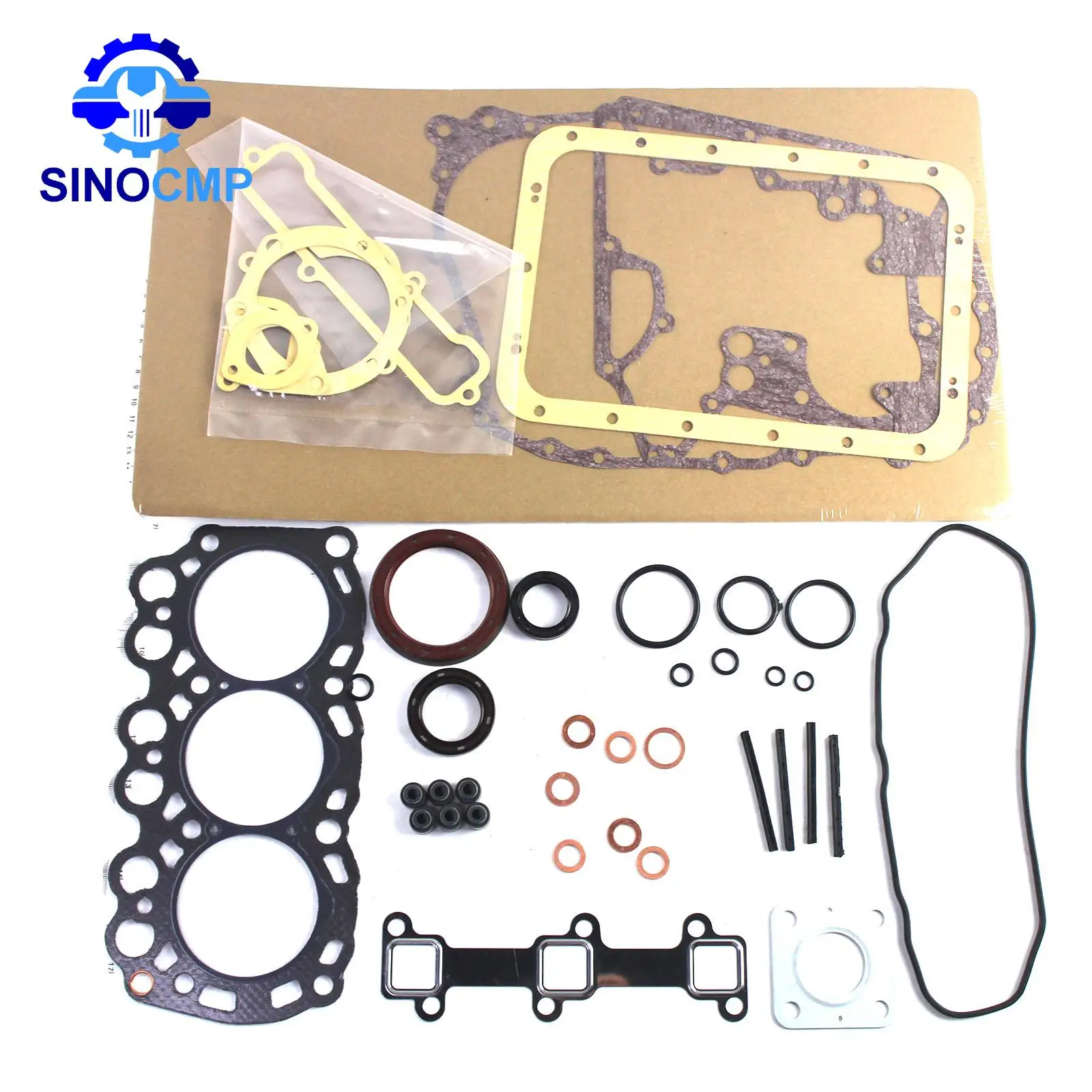 L3E 301L01-01102 MD008883 MD115-472 AG-MD115472 Engine Overhaul Cylinder Gasket Set for Mitsubishi Tractor Loader Generator