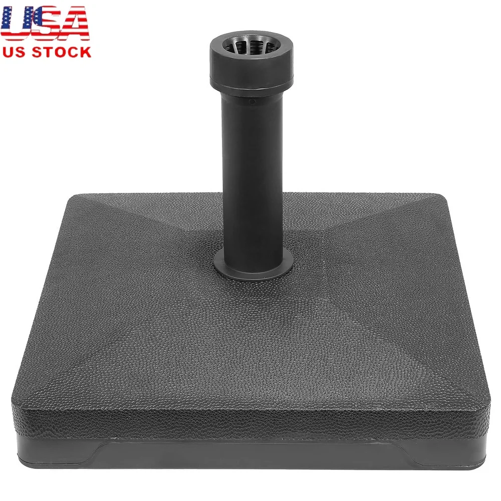 

Основание для зонта 35 фунтов, сверхмощная заполняемая подставка из HDPE, рыночные зонты от 6 до 9 футов, водонепроницаемые, портативные, для использования на открытом воздухе