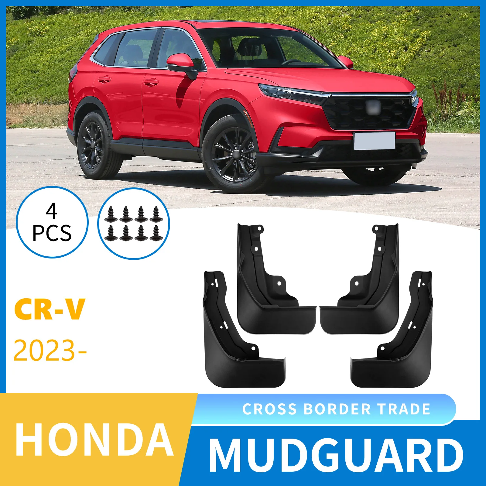 

Для Honda CRV 2023-2025 автомобильный брызговик CR-V модификация брызговика, передние и задние расширения, брызговики, автомобильные аксессуары