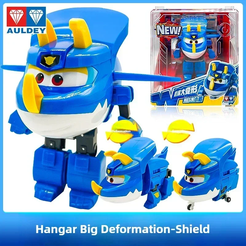 Super Wings Hangar-speelset met 2-in-1-transformatie, ideaal voor rollenspel op acties, perfect cadeau voor jongens en meisjes, nieuwe collectie