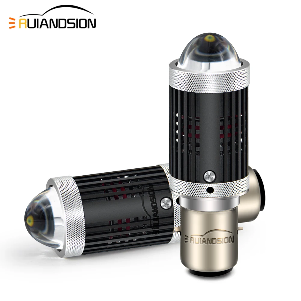 

Motorcycle P45T BA20D Headlamp LED 12-80V Super Bright White Hi/Lo Beam For Honda Front Light Bulb Fit Off-Road Motorbike 3000LM