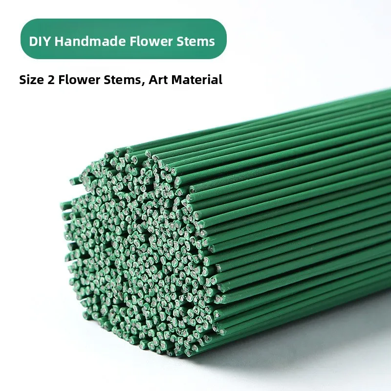 Handmade Rose Flower Stick Materials DIY Flower Stick Accessories Iron Wire for Making Flowers Creative Short Sleeve T-Shirt