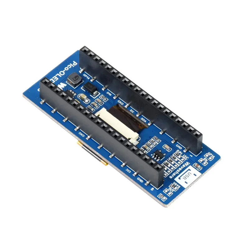 Kit cappello scudo modulo schermo Display OLED 128 x32 da 2.23 pollici per scheda RasPi RPI Raspberry Pi Pico WH RP2040