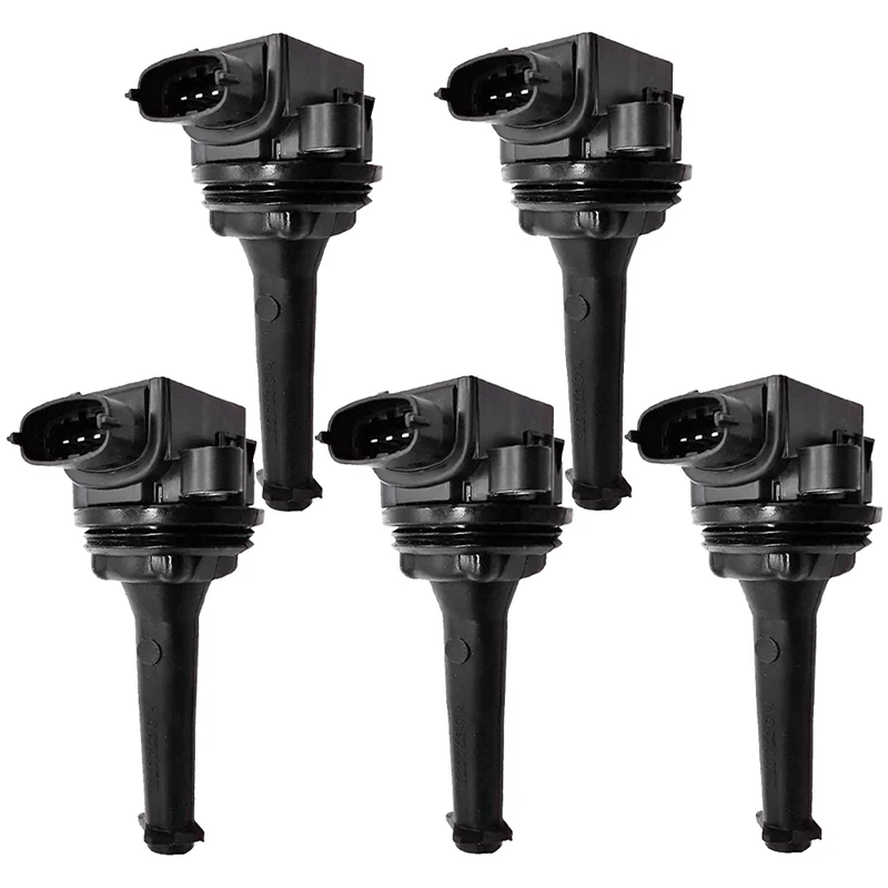 

5PCS Ignition Coil Fit 30713416 9125601 for Volvo C70 S60 S70 S80 V70 XC70 XC90 2.0 2.3 2.4 2.5 T5