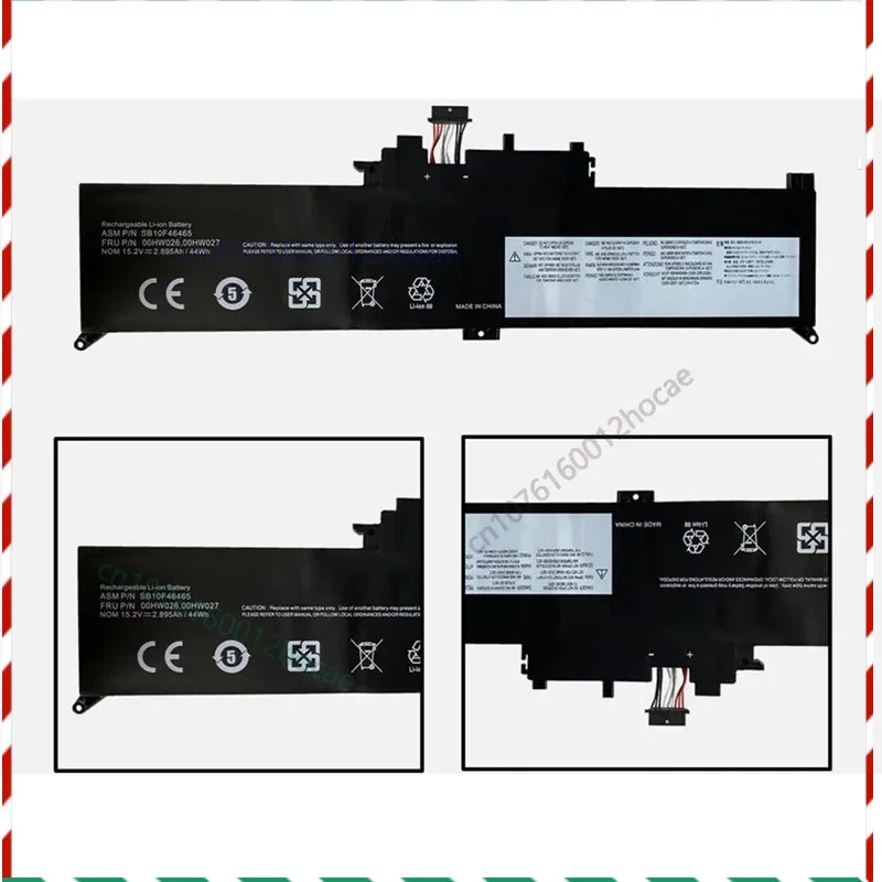 

Battery for ThinkPad X380 Yoga 20LH 01AV432 01AV433 01AV434 SB10K97589 Fast ship
